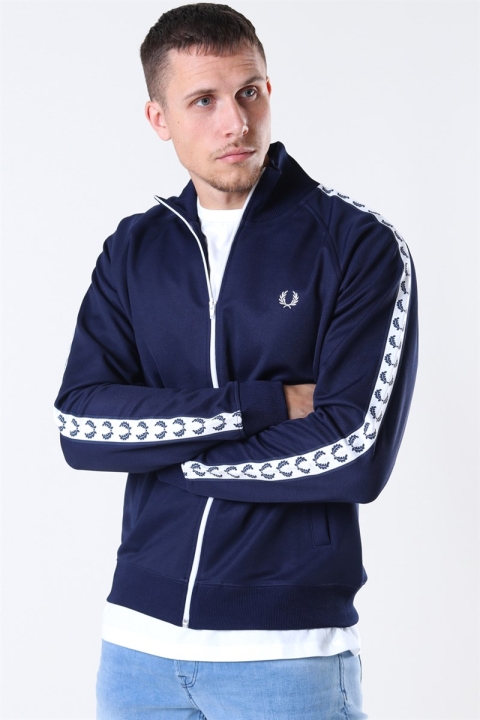Fred Perry Taped Track Kurtki Carbon Blue