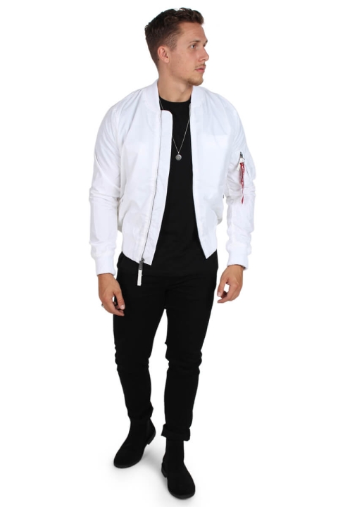 Alpha Industries MA-1 TT Bomber Kurtki White