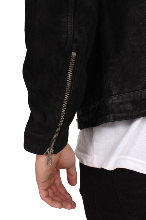 Just Junkies Rolf Suede Kurtki Black
