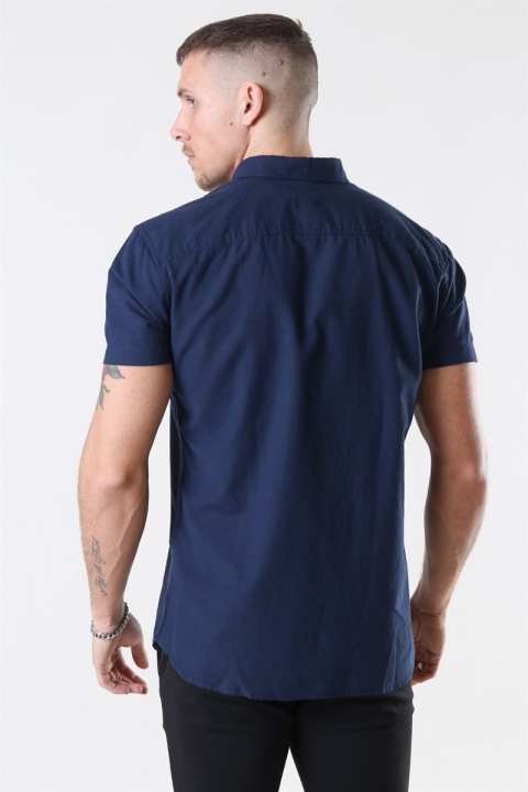 Jack & Jones Summer Koszule S/S Navy Blazer