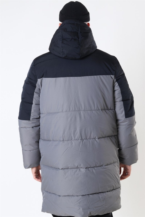 Urban Classics Puffer Parka Kurtki Asphalt/Black