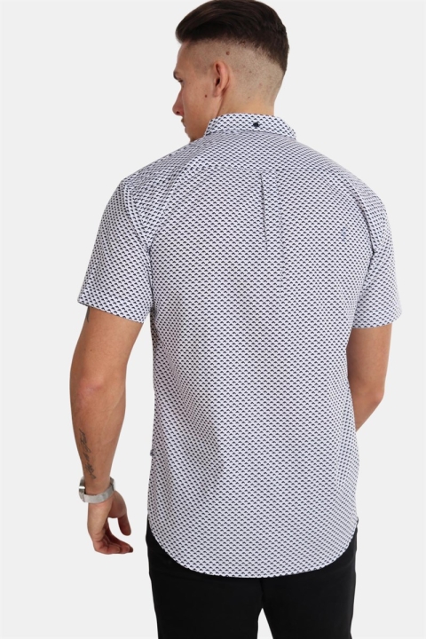Kronstadt Johan Dolphin S/S Koszule White/Navy