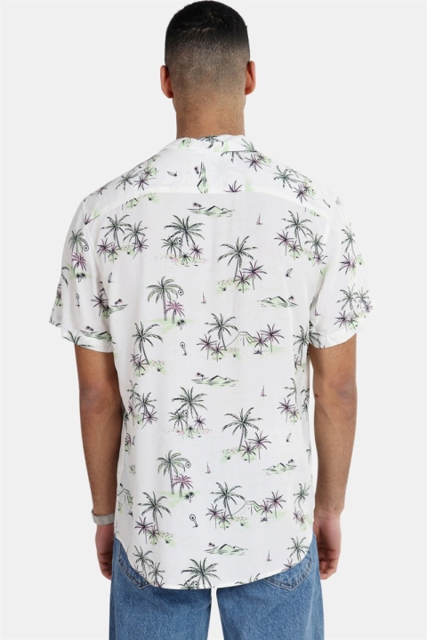 Clean Cut Island Bowling Koszule White