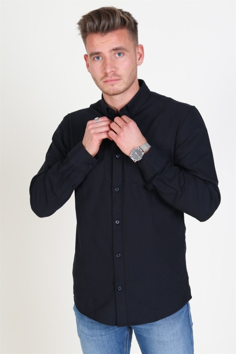 Only & Sons Alvaro LS Oxford Koszule Black
