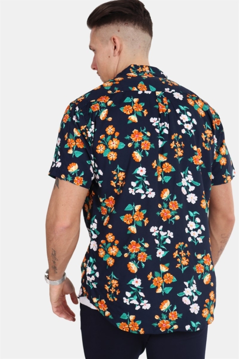 Kronstadt Johan Exotic S/S Koszule Navy 10