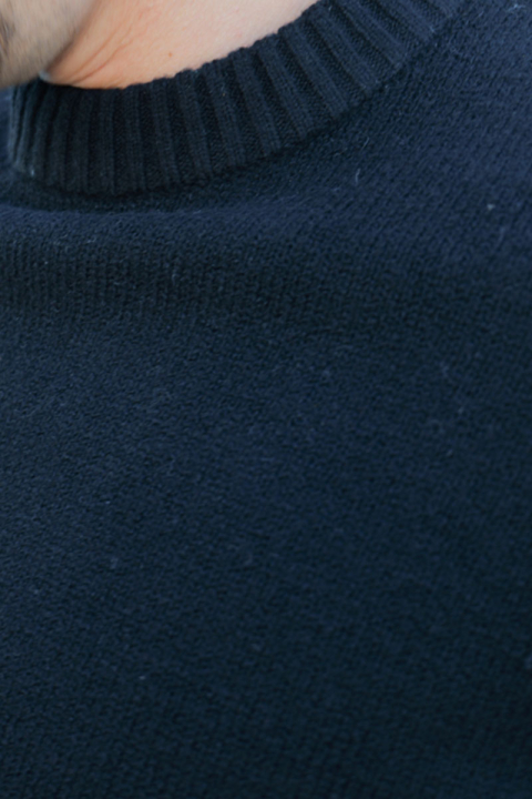 Jack & Jones Soho Ollie Knit Crew Neck Black