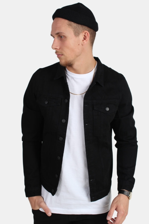 Just Junkies Depart Black Snake Denim Kurtki Black