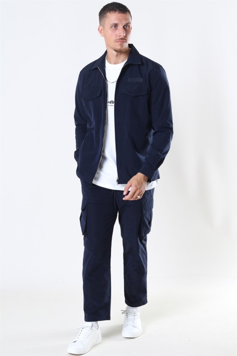 WoodBird Klarc Zip Koszule Navy