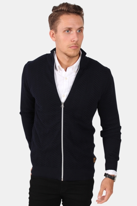 Kronstadt Carlo Zip Dzianina Navy