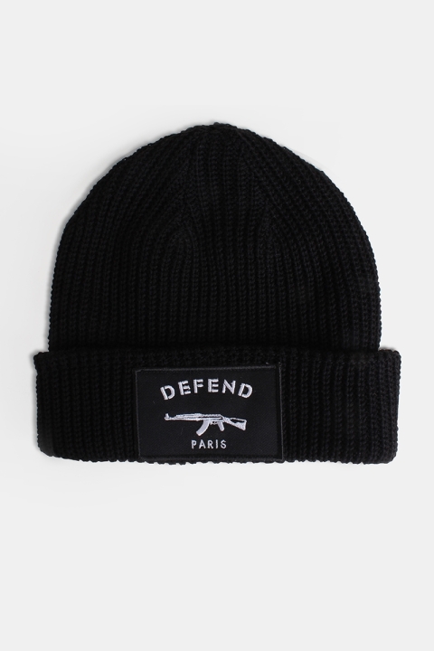 Defend Paris Biny czapka bez daszka Black