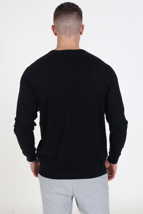 Only & Sons Mikkel Soft Crew Raglan Dzianina Black