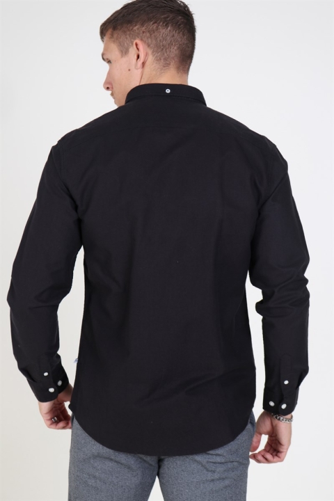 Kronstadt Johan Oxford Washed Koszule Black