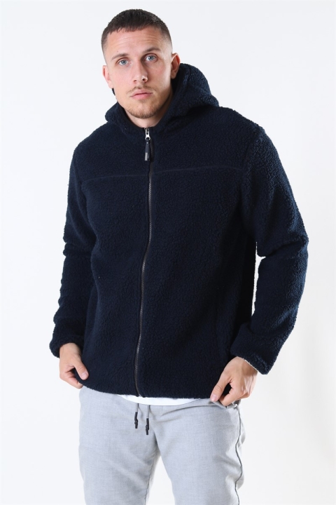 Solid Lon Hood Kurtki Insignia Blue