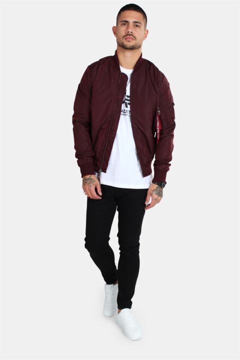 Alpha Industries MA-1 TT Kurtki Dark Maroon