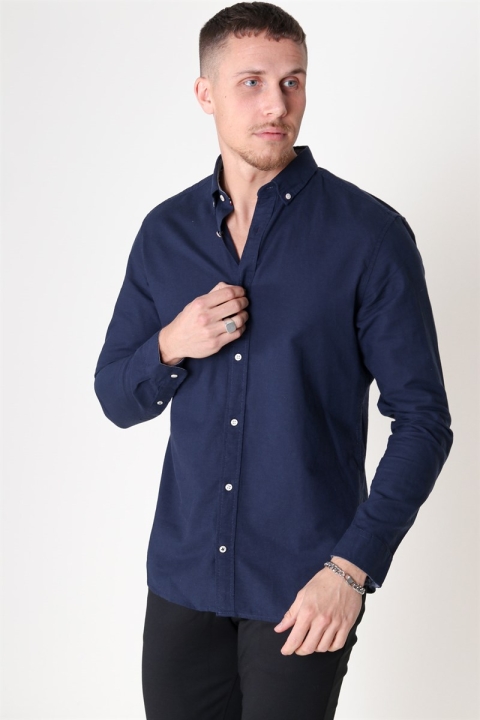 Jack & Jones Summer Koszule L/S Navy Blazer