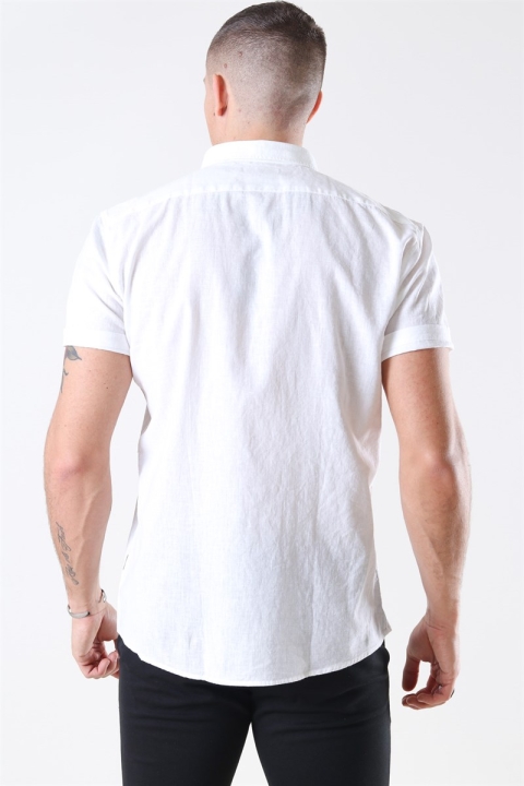 Lindbergh Linen SS Koszule White