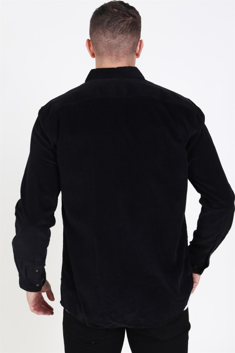 Only & Sons Georg Solid Corduroy Koszule Black