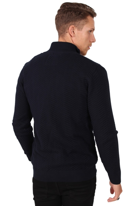 Kronstadt Carlo Zip Dzianina Navy