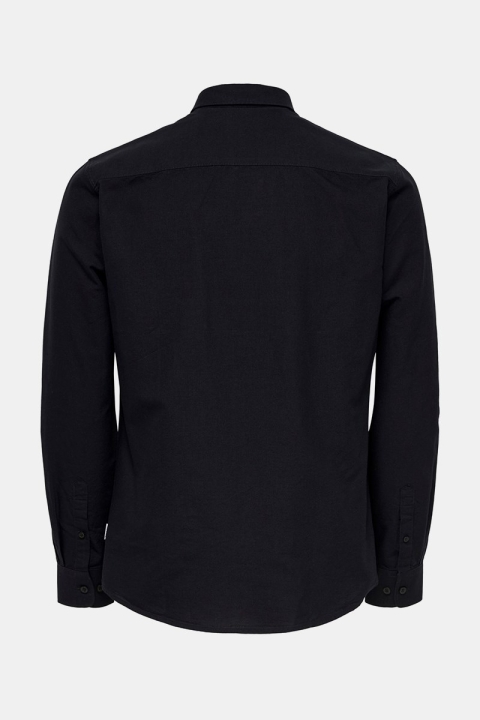 Only & Sons Alvaro LS Oxford Koszule Black