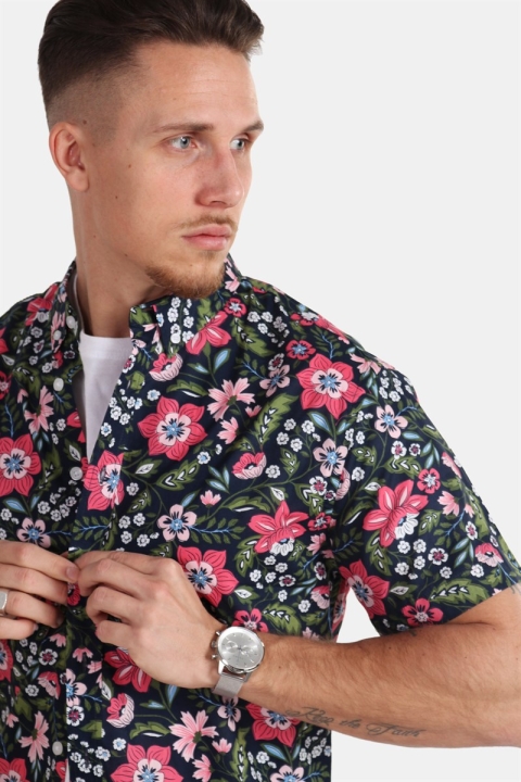 Kronstadt Johan Exotic S/S Koszule Navy 11