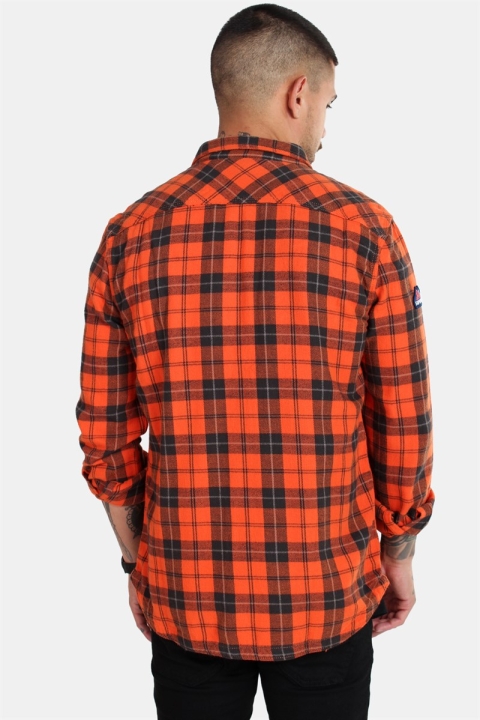Superdry Rookie Ridge Koszule Broken Twill Orange