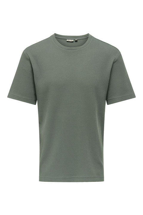ONLY & SONS Tobie Regular SS Tee Castor Gray