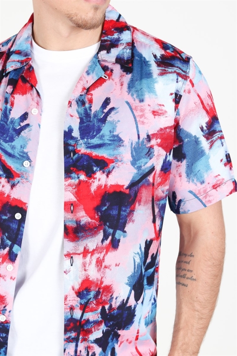 Only & Sons Oliver SS Printed Koszule Dark Blue