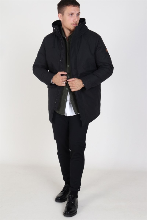 Jack & Jones Wetford Parka Kurtki Black