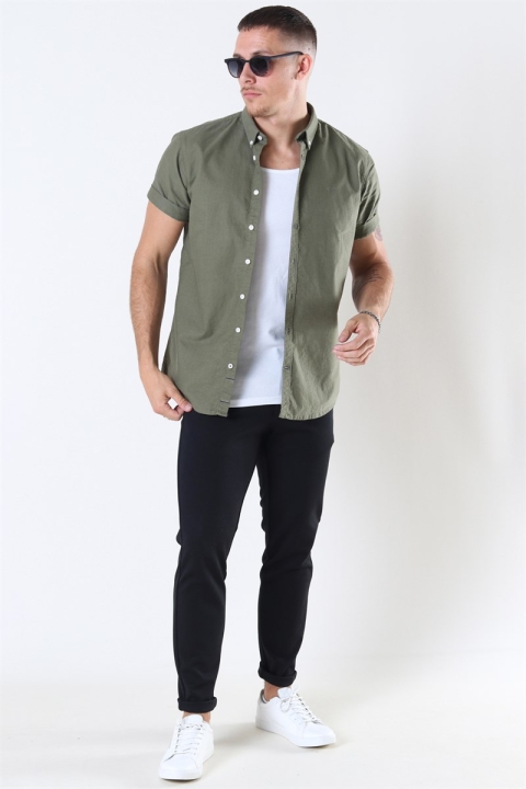 Kronstadt Johan Oxford Washed Koszule Moos