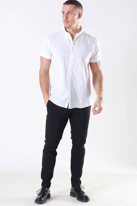Lindbergh Linen SS Koszule White
