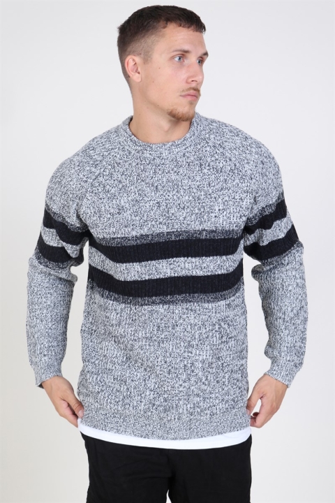 Only & Sons Cesco 5 Struc Stripe Dzianina Cloud Dancer