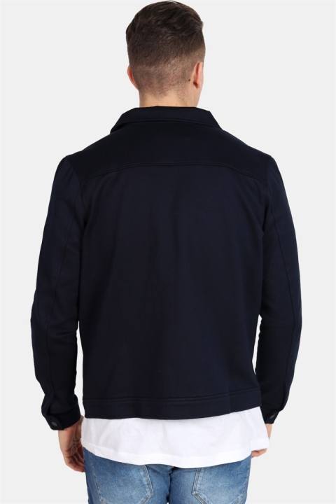 Selected Matt LS Sweat Koszule B Dark Sapphire