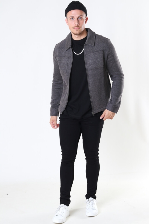 Jack & Jones Dawn Sweat Kurtki Grey Melange
