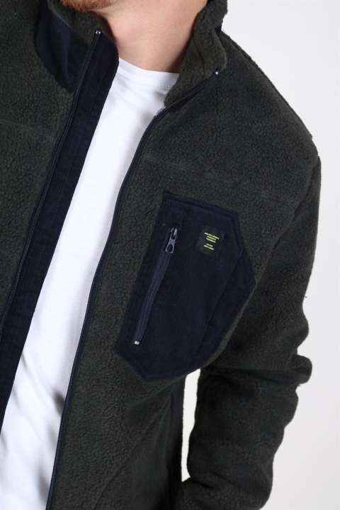 Only & Sons Dominic Sherpa Highneck Kurtki Forest Night