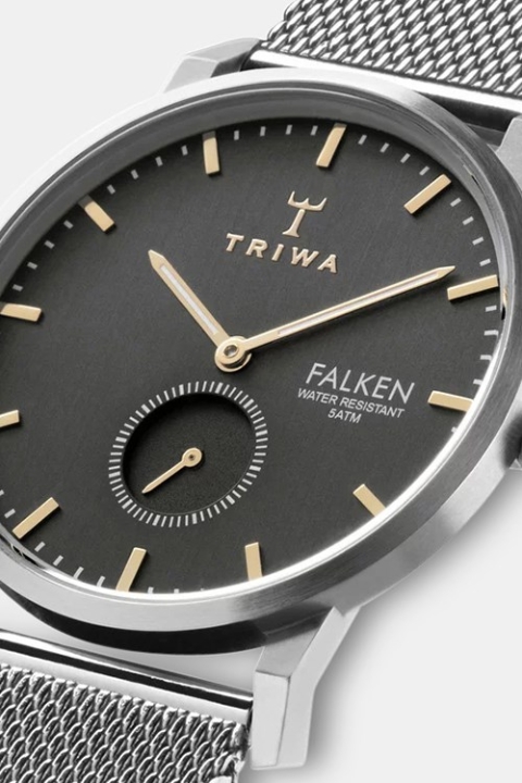 Triwa Smoky Falken Zegarki Steel Mesh