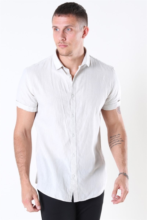 Lindbergh Casual Koszule S/S Sand