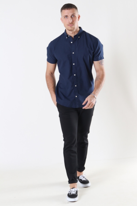 Jack & Jones Summer Koszule S/S Navy Blazer