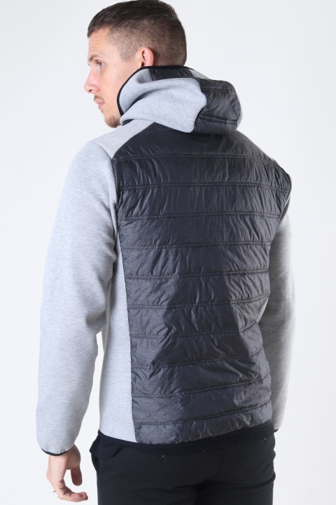 Jack & Jones Toby Hybrid Kurtki Light Grey Melange