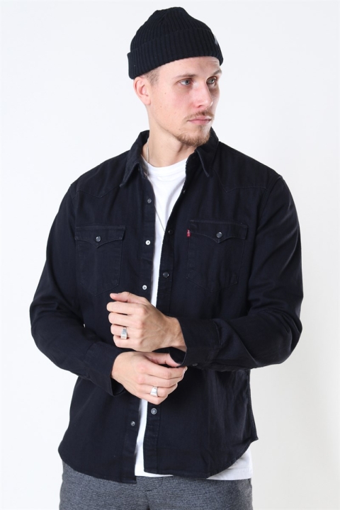 Levis Barstow Western Kurtki Black