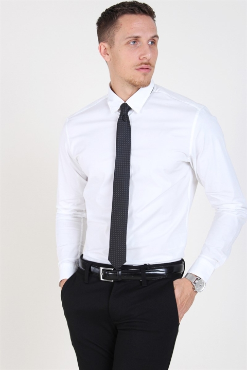 Selected Slim-Michigan LS Koszule Bright White