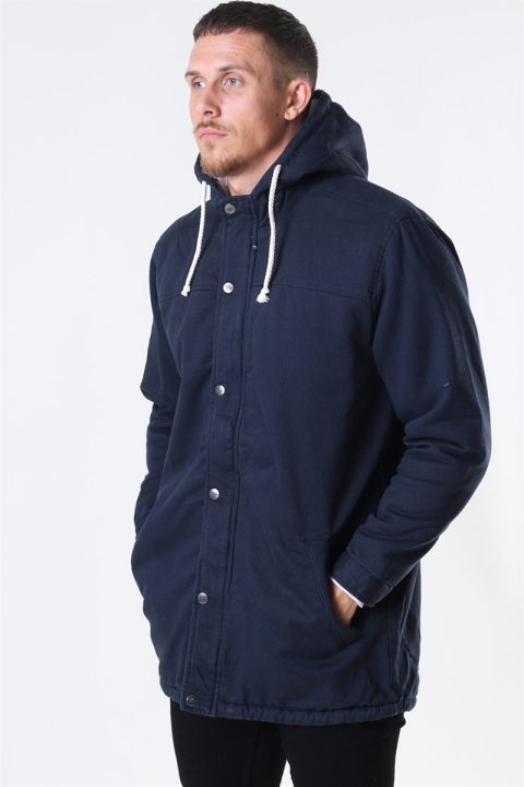 Denim Project Teddy Parka Kurtki Navy