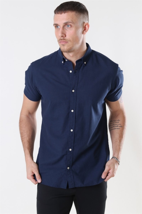 Jack & Jones Summer Koszule S/S Navy Blazer