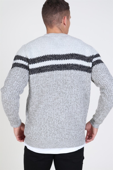 Only & Sons Lazlo Blocked Crew Neck Dzianina Cloud Dancer