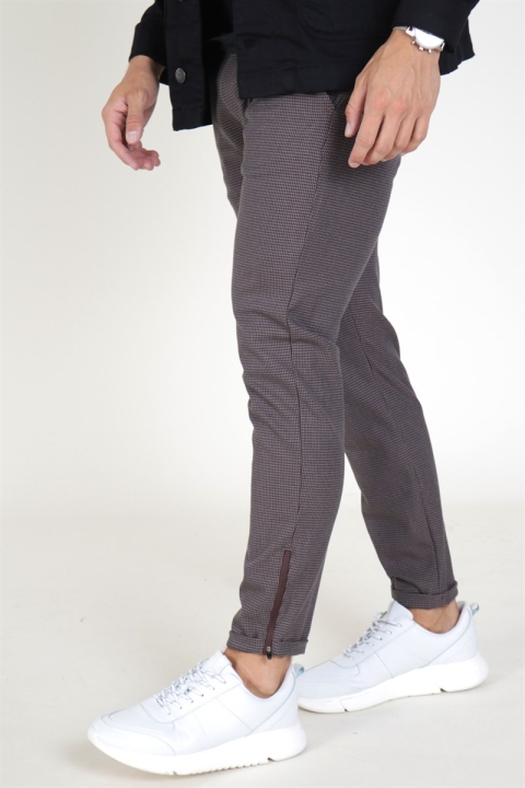 Gabba Pisa Hound Spodnie Brown Check