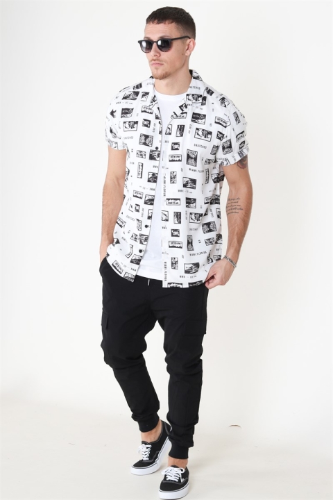 Only & Sons Oliver SS Printed Koszule White