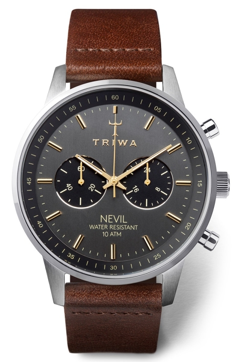 Triwa Nest Smokey Nevil Zegarki Dark Brown Classic