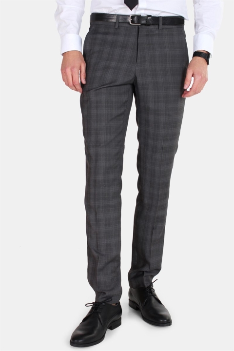 Lindbergh Checked Men's Garnitur Check Grey