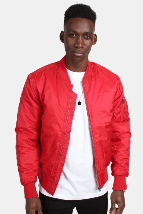 Urban Classics Bomber Kurtki Fire Red