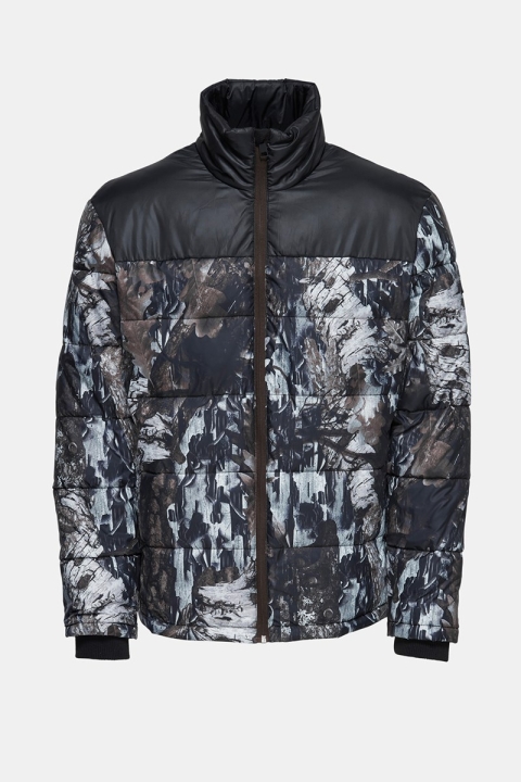 Only & Sons Bertil Puffer Kurtki Black Print