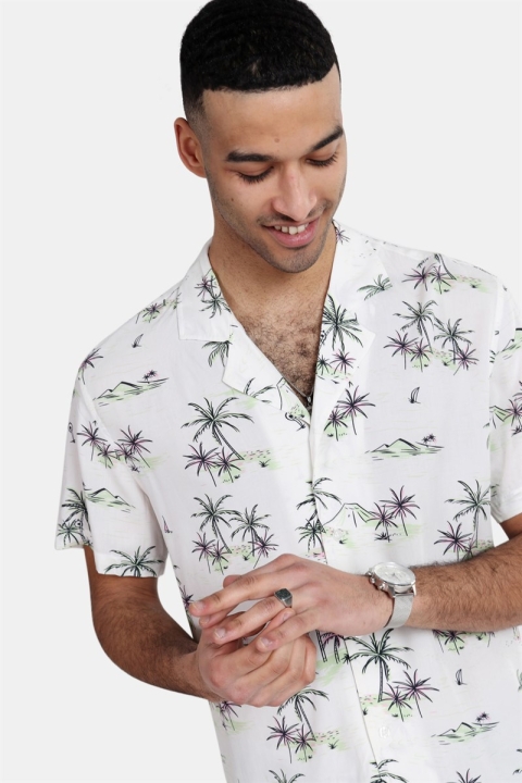 Clean Cut Island Bowling Koszule White